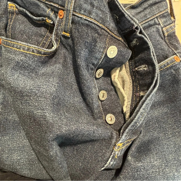 CITIZENS OF HUMANITY Sz 25 Jeans Libby Flare Button Fly Mid-Wash High Rise Denim - Picture 9 of 13